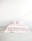 Organic Bamboo Bedding - Rose Stripe