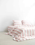 Organic Bamboo Bedding - Rose Stripe
