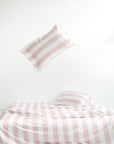 Organic Bamboo Bedding - Rose Stripe
