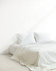 Organic Bamboo Bedding - Coconut Stripe