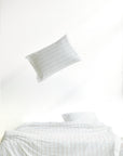 Organic Bamboo Bedding - Coconut Stripe