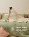 Chăn Sợi Tre Chần Bông Cao Cấp Mềm Mịn, Điều Hòa, Dùng Bốn Mùa SUNDAY