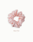 Mulberry Silk Scrunchie (Large) - Blush Pink