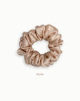 Mulberry Silk Scrunchie (Large) - Nude
