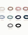 Mulberry Silk Scrunchie (Small) - Cloudy