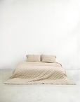 Organic Bamboo Quilted Duvet - Beige