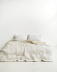 Silk Quilted Duvet - Oat & Butter