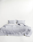 Silk Quilted Duvet - Cloudy & Ivory