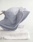 Silk Quilted Duvet - Cloudy & Ivory