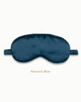 Mulberry Silk Eye Mask - Peacock Blue