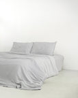 Organic Bamboo Bedding - Midnight Stripe