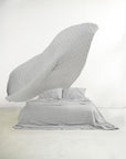 Organic Bamboo Quilted Duvet - Midnight Stripe