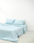Organic Bamboo Bedding - Ocean Stripes
