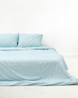 Organic Bamboo Bedding - Ocean Stripes