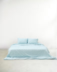 Organic Bamboo Bedding - Ocean Stripes