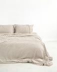 Organic Bamboo Bedding - Wood Stripe