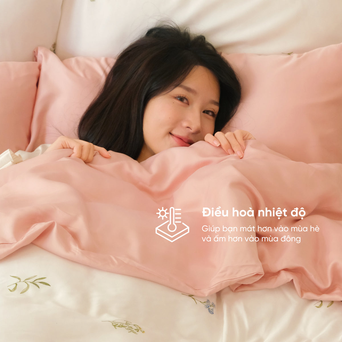 Set 2 Vỏ Gối Và 1 Vỏ Ga Sợi Tre Cao Cấp Mềm Mịn, Thoáng Mát SUNDAY