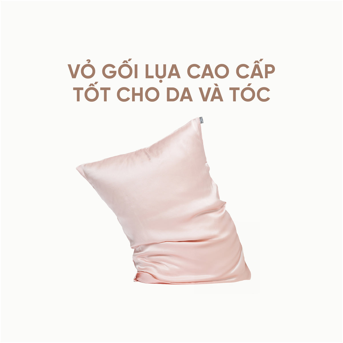 Vỏ Gối SUNDAY Lụa Mulberry 100% Ngăn Nếp Nhăn Và Xơ Rối Tóc | Mulberry Silk Pillowcase