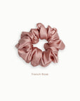 Mulberry Silk Scrunchie (Large) - French Rose