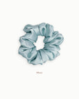 Mulberry Silk Scrunchie (Large) - Mint