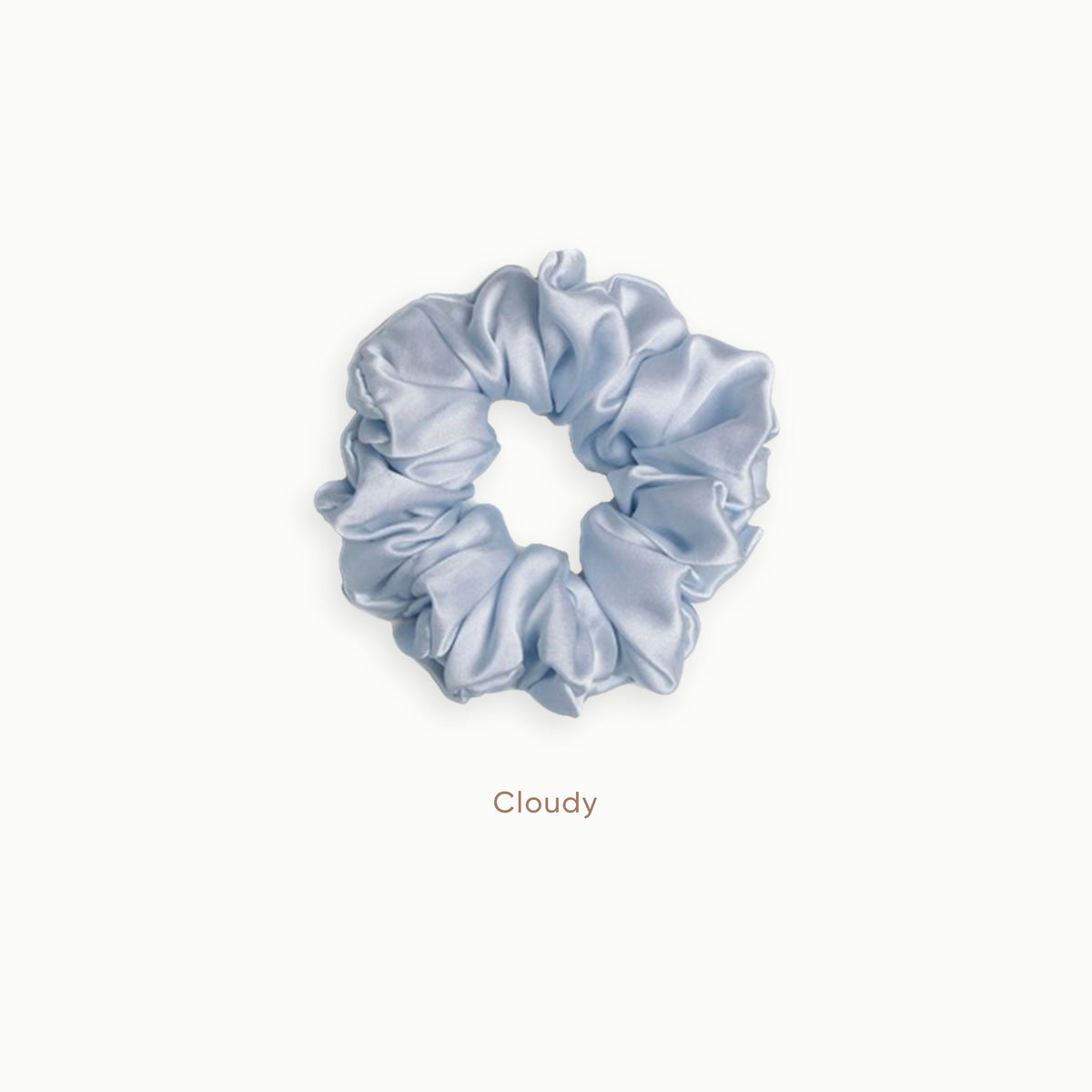 Buộc Tóc SUNDAY 100% Lụa Mulberry Ngăn Xơ Rối Tóc - Size L | Mulberry Silk Hair Scrunchie Size L