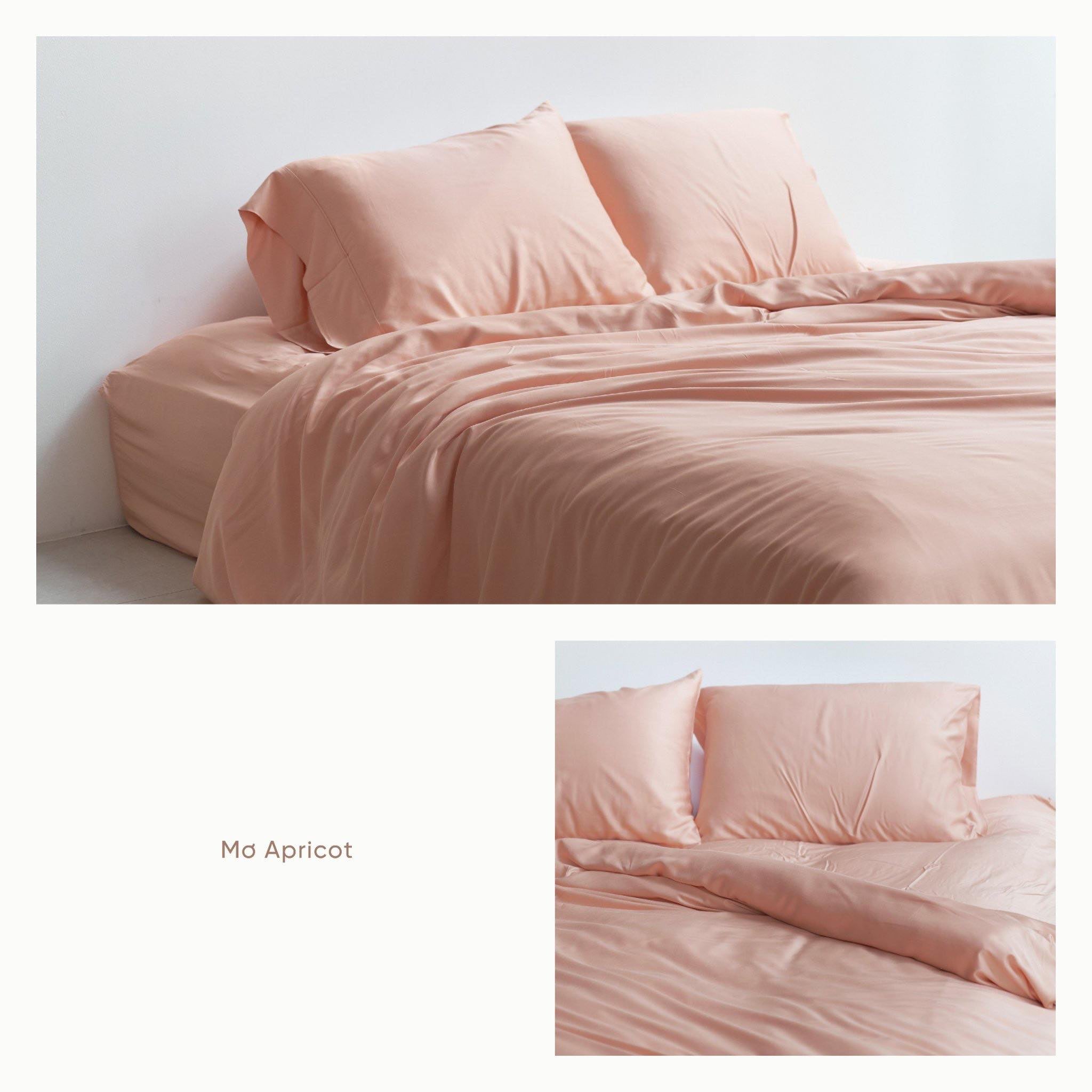 Organic Bamboo Pillowcases - Apricot