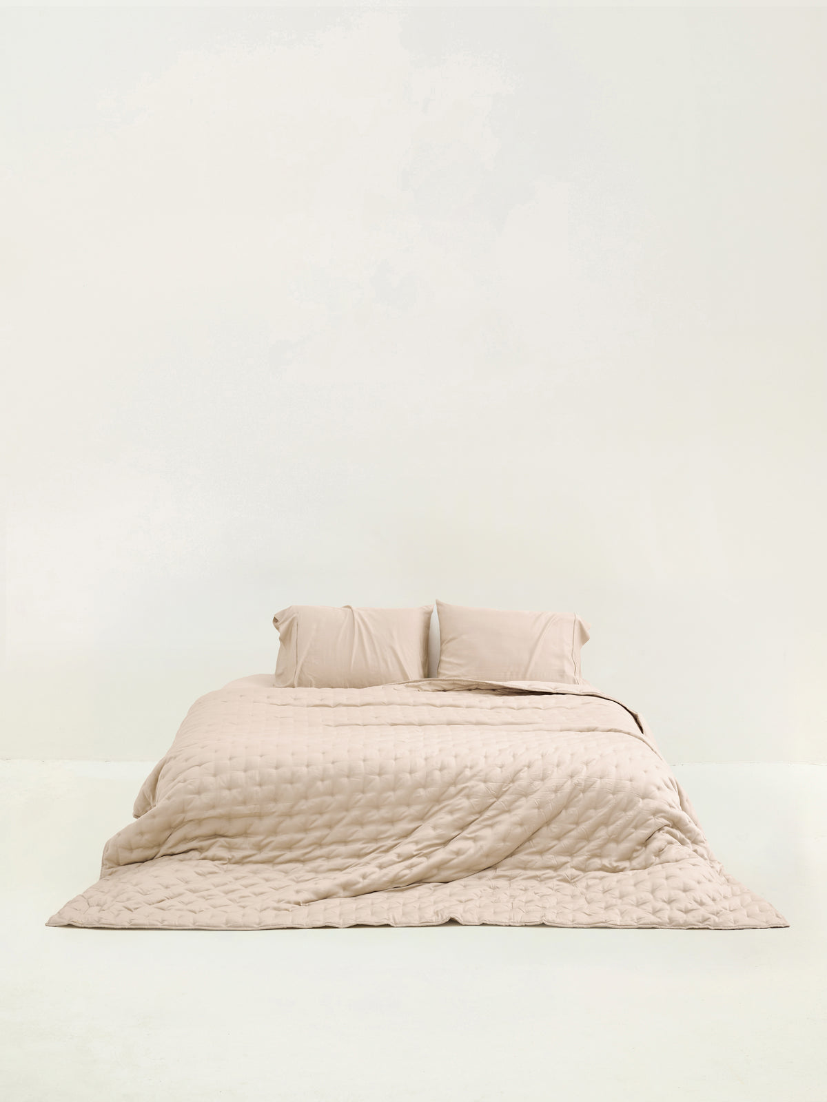 Organic Bamboo Quilted Duvet - Almond