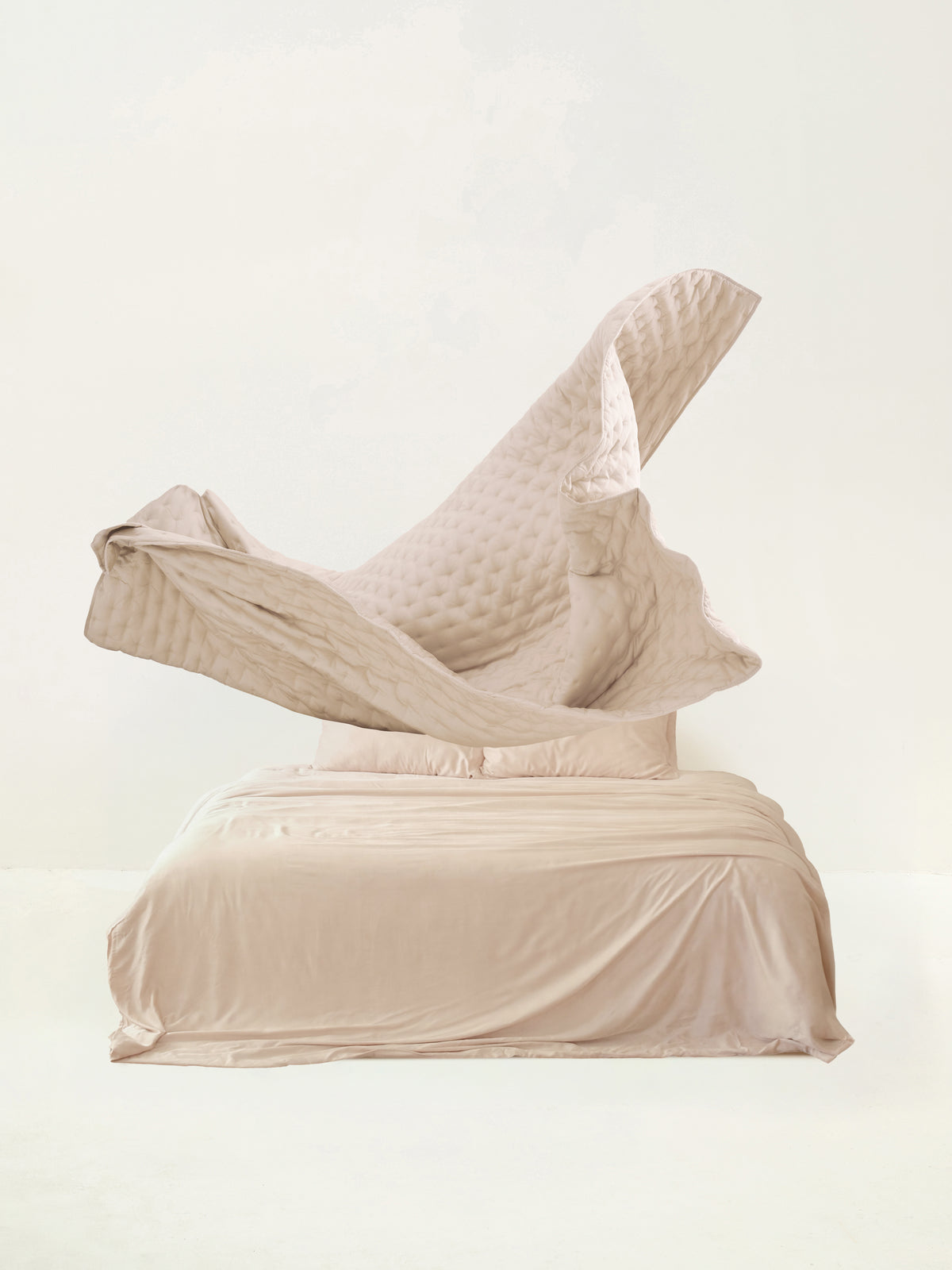 Organic Bamboo Quilted Duvet - Almond