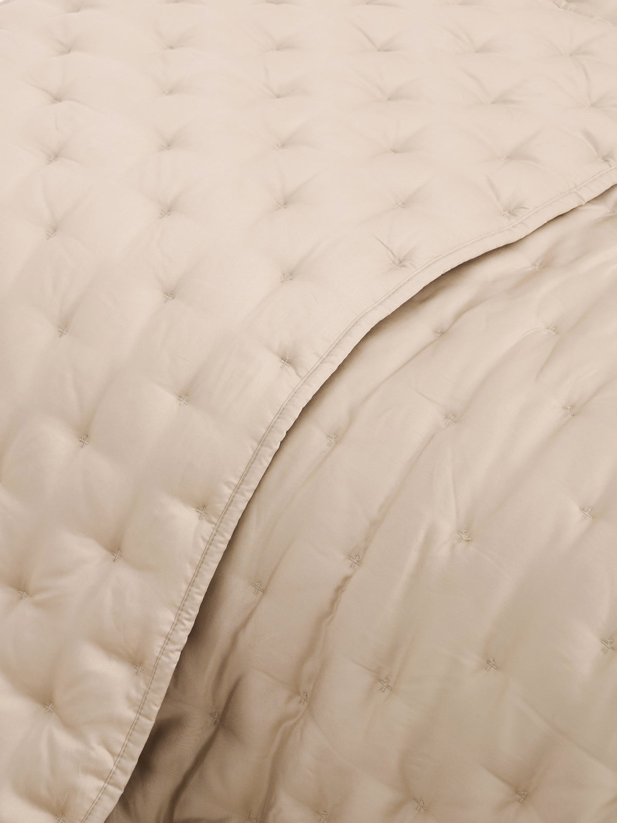 Organic Bamboo Quilted Duvet - Almond