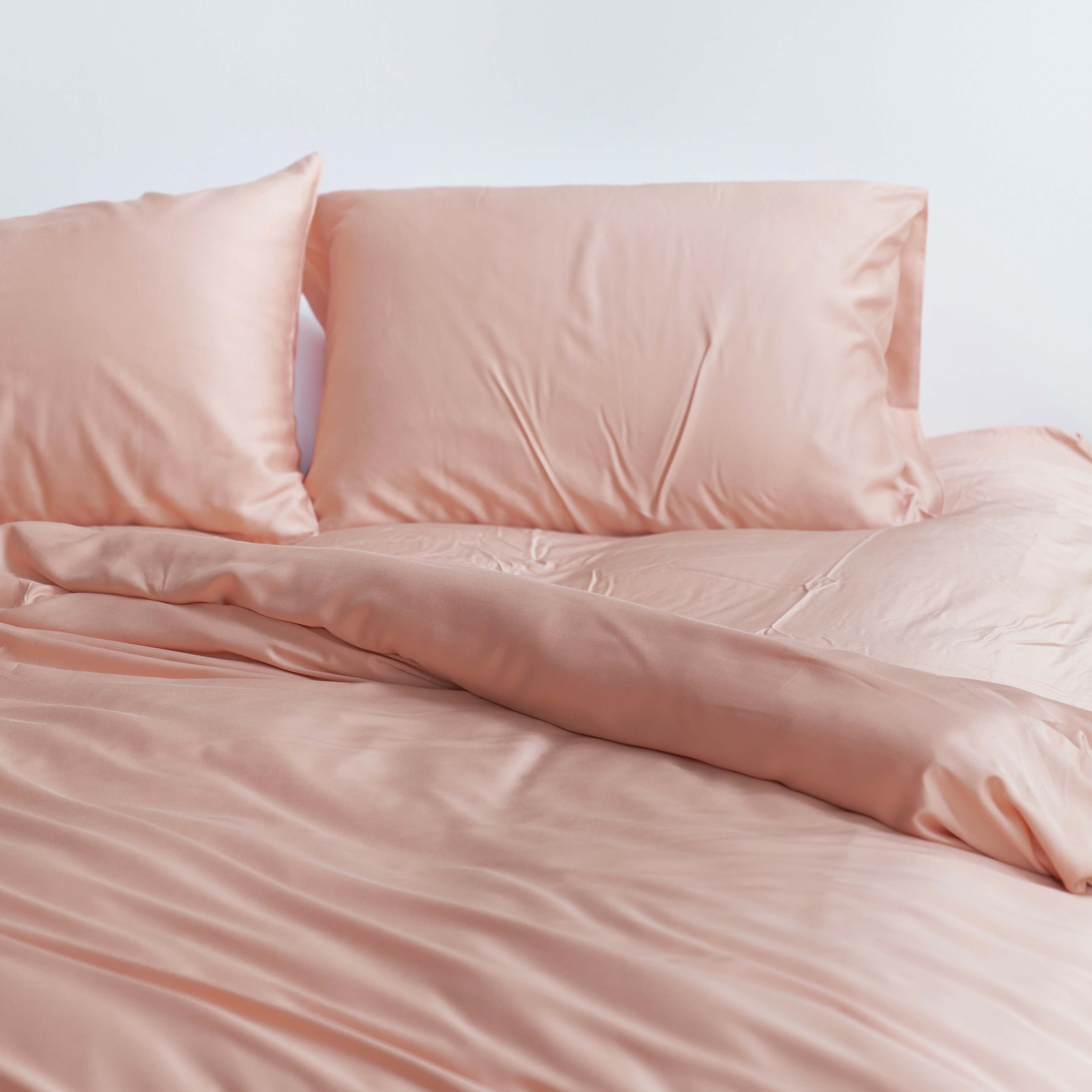 Organic Bamboo Pillowcases - Apricot