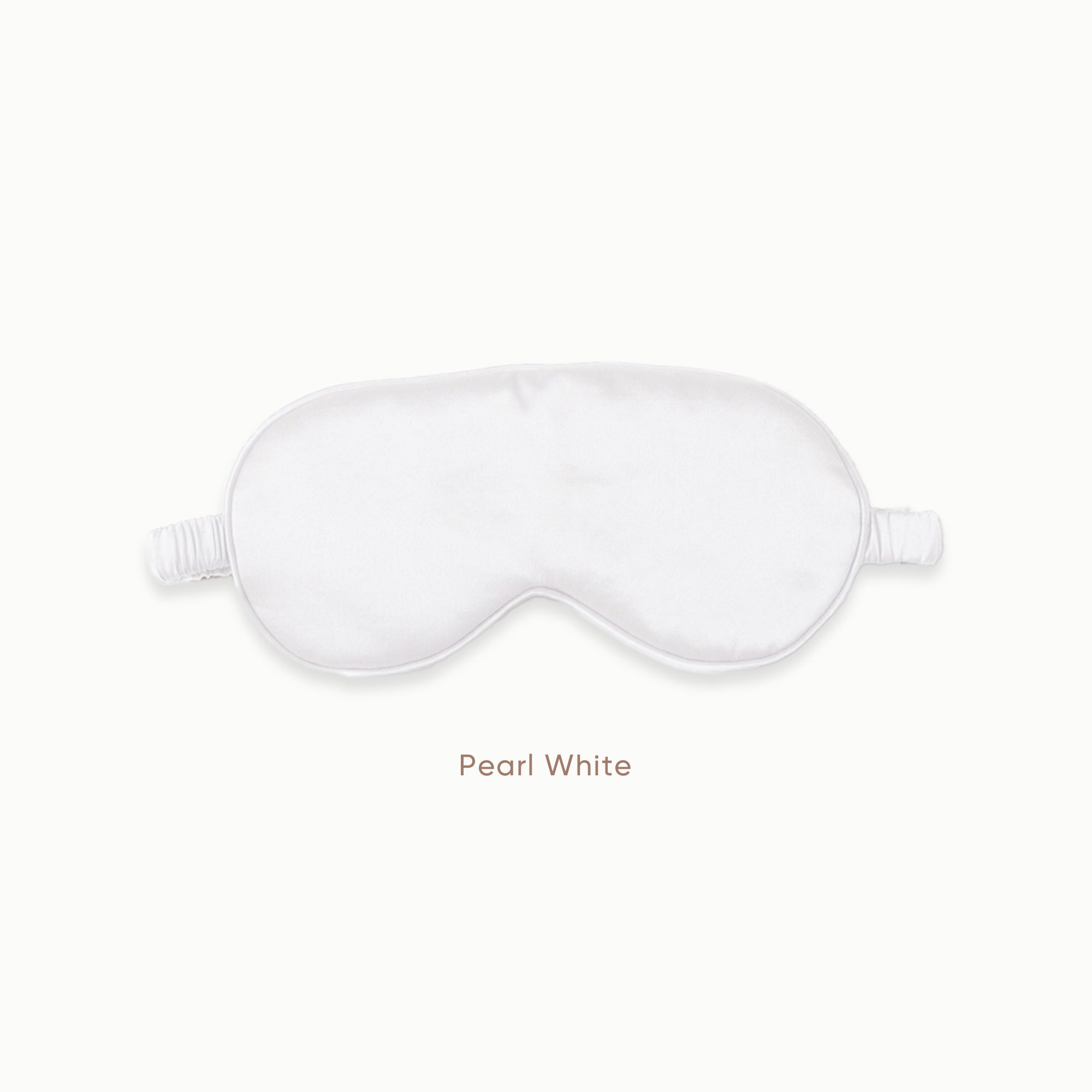 Mulberry Silk Eye Mask - Pearl White