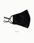 Mulberry Silk Face Mask - Black