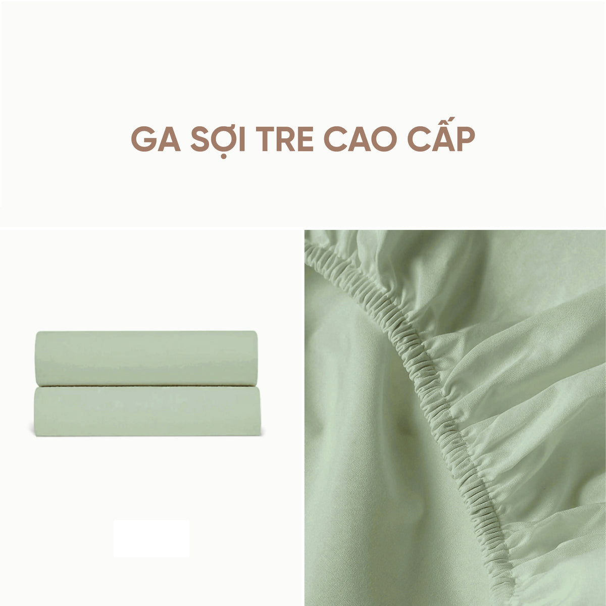 Vỏ Ga Sợi Tre Cao Cấp Mềm Mịn, Thoáng Mát SUNDAY
