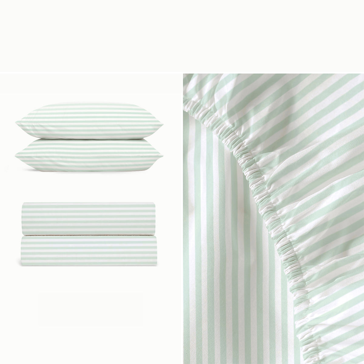 Set 2 Vỏ Gối Và 1 Vỏ Ga Sợi Tre Cao Cấp Mềm Mịn, Thoáng Mát SUNDAY