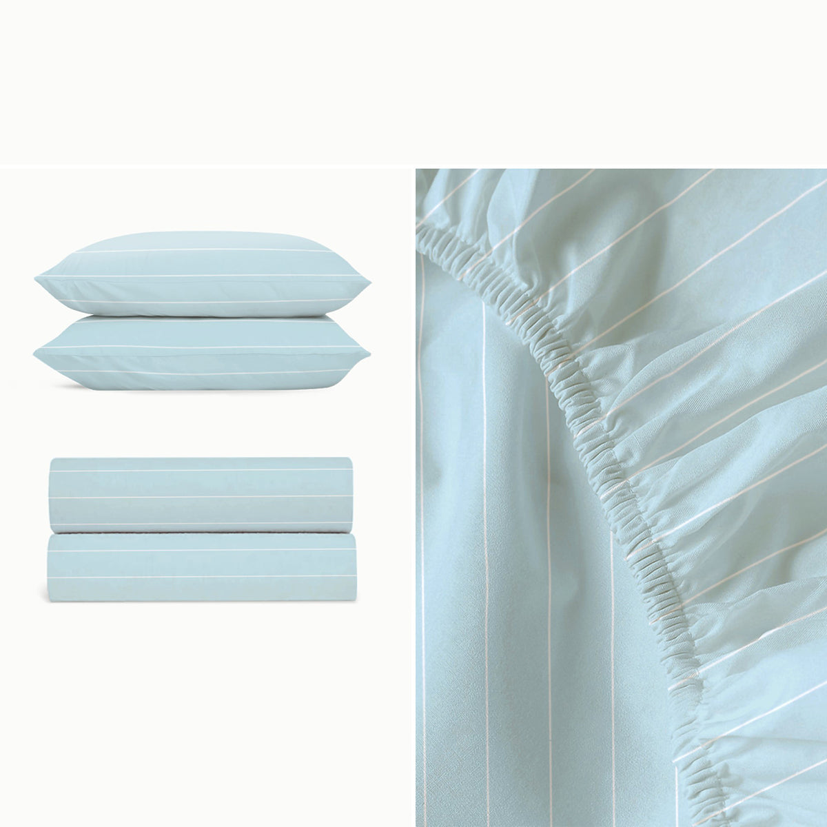 Set 2 Vỏ Gối Và 1 Vỏ Ga Sợi Tre Cao Cấp Mềm Mịn, Thoáng Mát SUNDAY