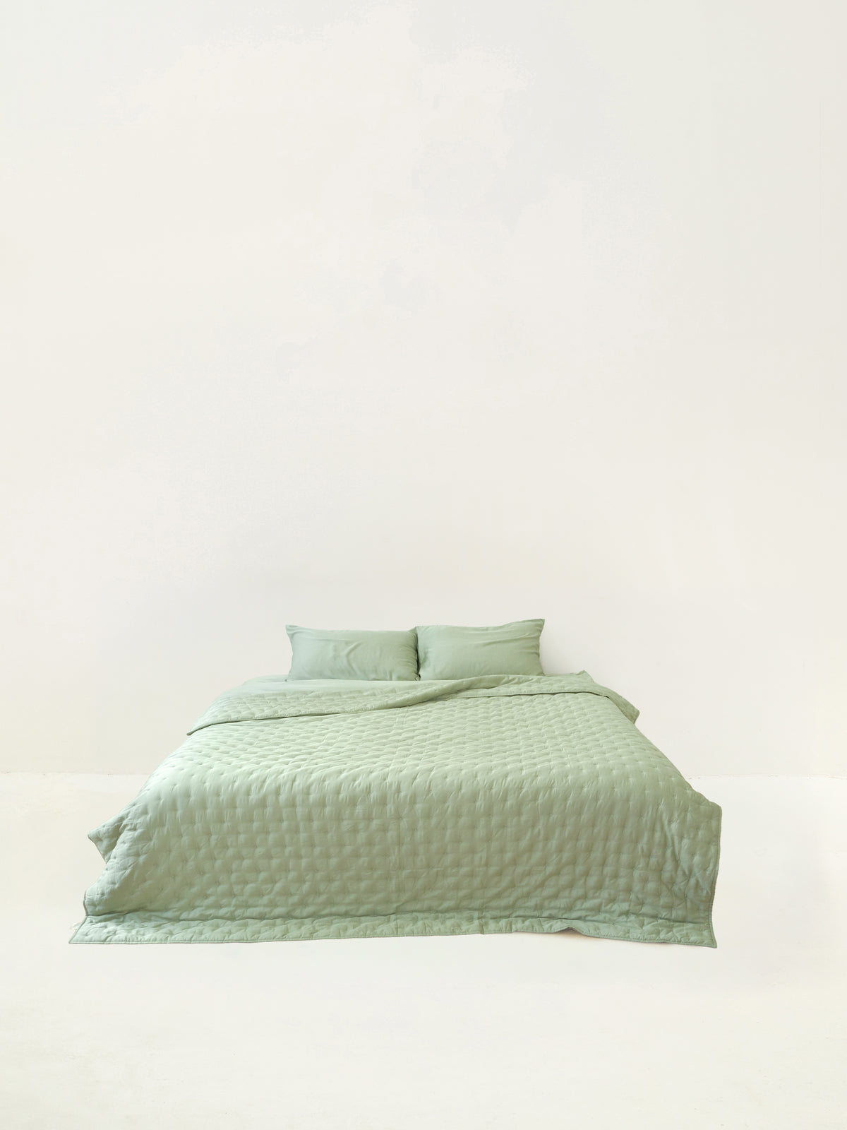 Organic Bamboo Quilted Duvet - Sage