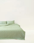 Organic Bamboo Quilted Duvet - Sage