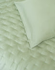 Organic Bamboo Quilted Duvet - Sage