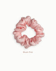 Mulberry Silk Scrunchie ( Medium) - Blush Pink