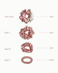 Mulberry Silk Scrunchie ( Medium) - Mint