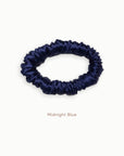 Mulberry Silk Scrunchie (Small) - Midnight Blue