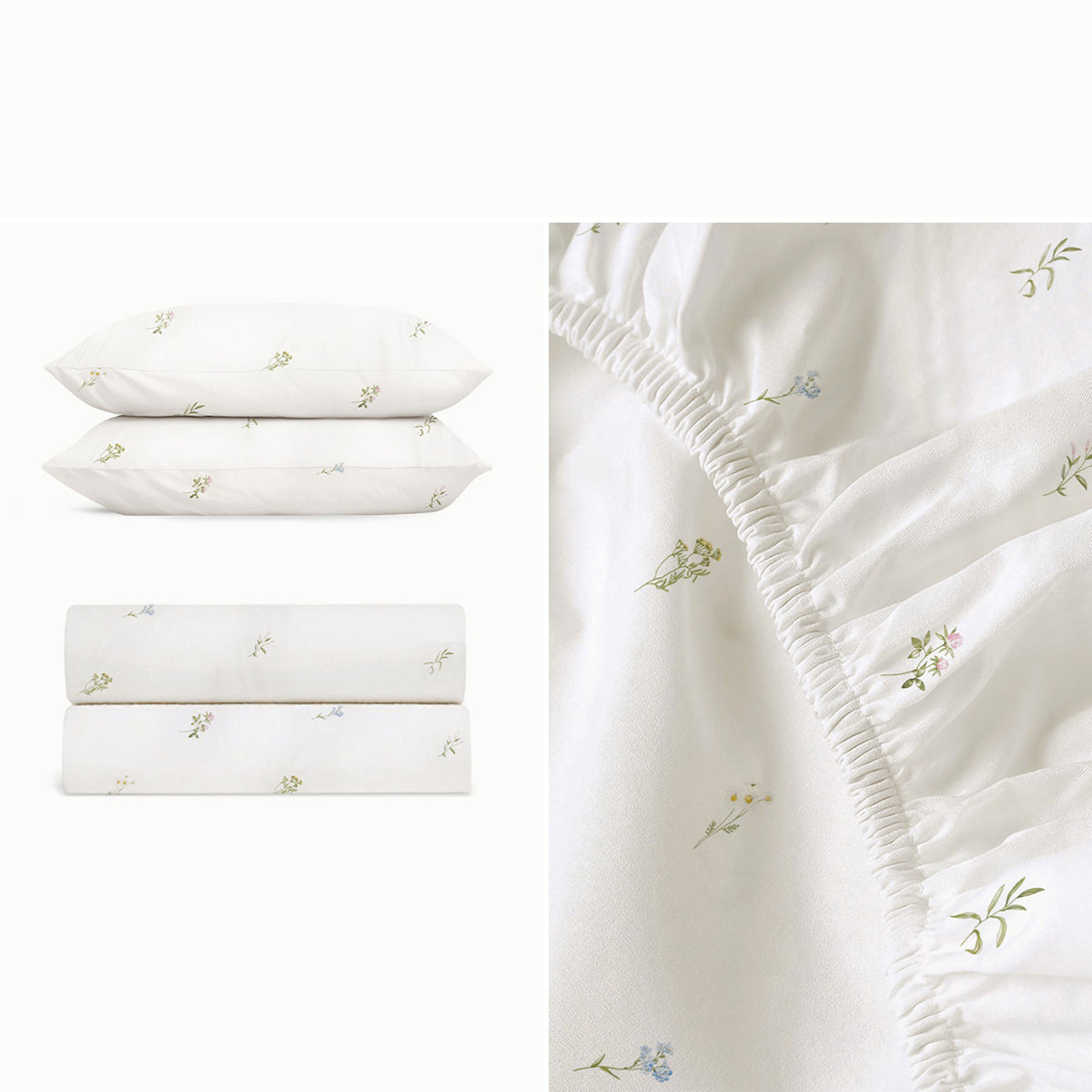 Set 2 Vỏ Gối Và 1 Vỏ Ga Sợi Tre Cao Cấp Mềm Mịn, Thoáng Mát SUNDAY