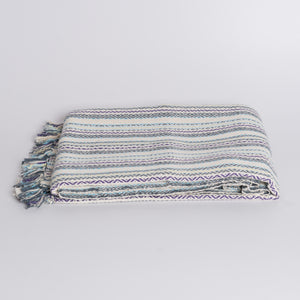 Handwoven Throw Blanket - Diamond Multi Color