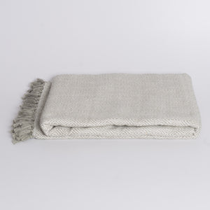 Handwoven Throw Blanket - Diamond Green