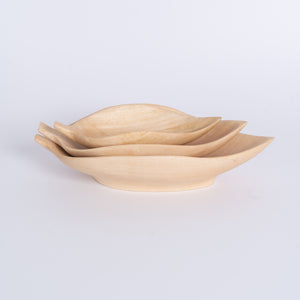 Mango Wood Plate - Leaf