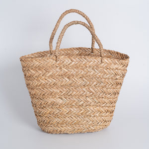 Seagrass Tote Bag Trapezoid