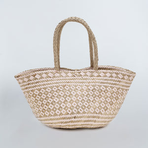 Seagrass Beach Bag - Tribal Pink & Natural