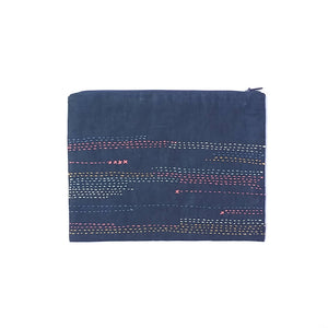 Pattern Embroidery Clutch