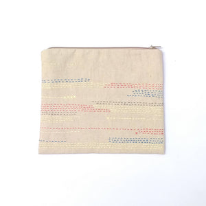 Pattern Embroidery Clutch