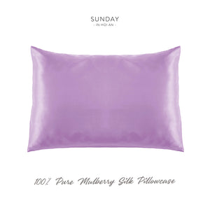 Mulberry Silk Pillowcase - Lilac